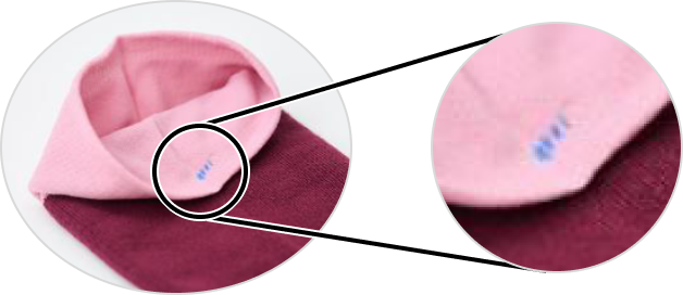 色糸の拡大写真