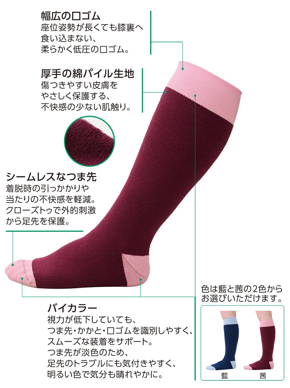 〈アンシルク・きらり〉の快適な使い心地を提供するデザインについての解説