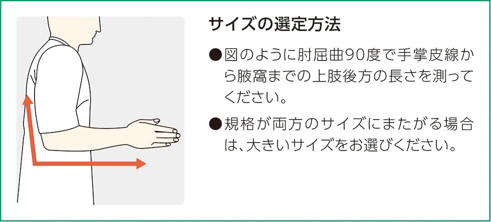 フィットキュア・エルボー サイズの選定方法