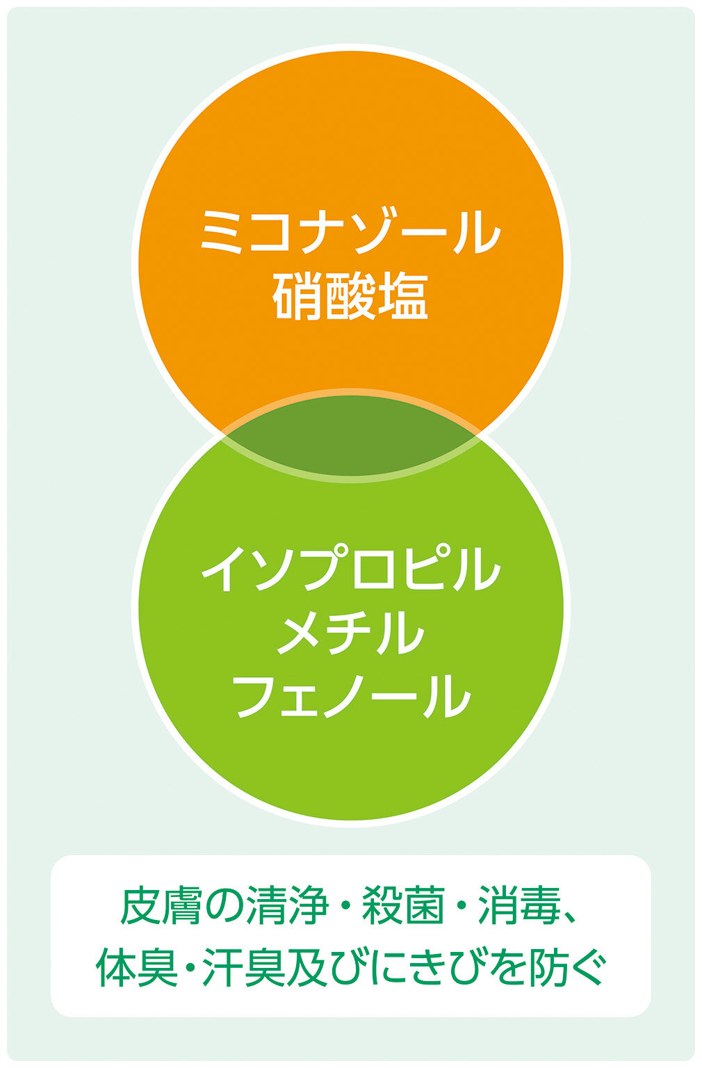 リモイス泡クリアウォッシュW殺菌成分イメージ