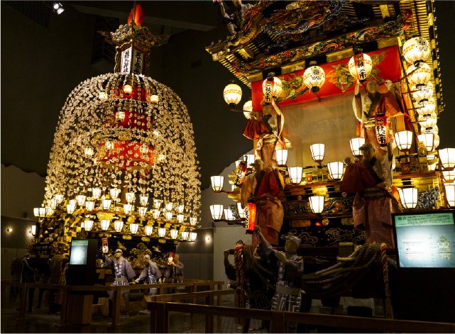 秩父まつり会館 笠鉾と屋台